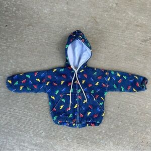 Vintage Kids Dinosaur Denim Jacket 3T